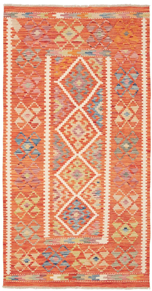 Afgán szőnyeg Kilim Afgán 198x104 198x104, Perzsa szőnyeg szőttesek