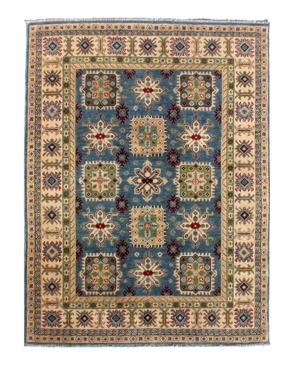 Afghaans tapijt Kazak Ghazni 200x151 200x151, Perzisch tapijt Handgeknoopte