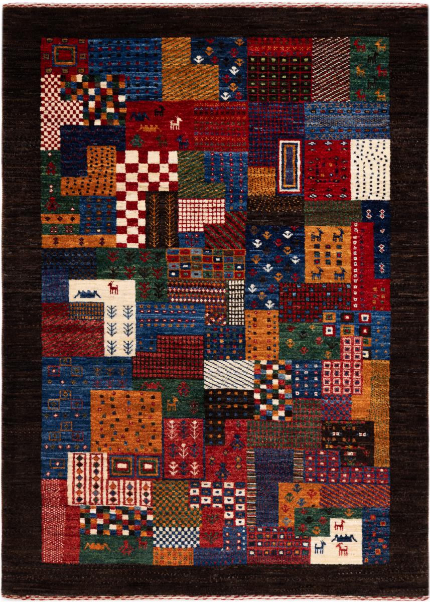 Perzisch tapijt Perzisch Gabbeh Loribaft Nowbaft 136x101 136x101, Perzisch tapijt Handgeknoopte