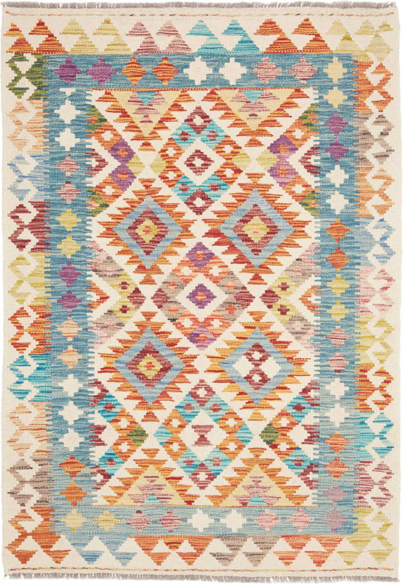 Afghansk tæppe Kelim Afghan 152x106 152x106, Persisk tæppe Håndvævet