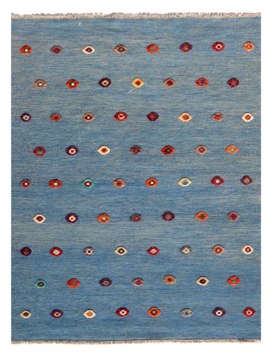 Alfombra afgana Kilim Afghan Nimbaft Edition 198x152 198x152, Alfombra persa Tejido a mano