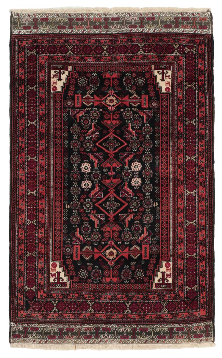 Περσικό χαλί Beloutch 131x91 131x91, Περσικό χαλί Οι κόμποι έγιναν με το χέρι