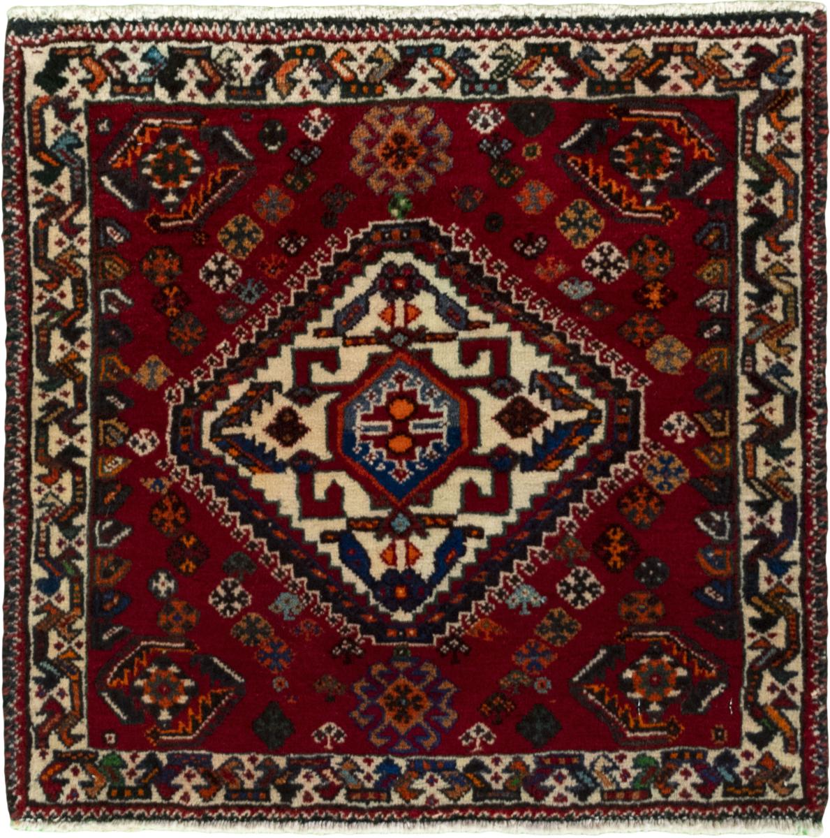 Persian Rug Shiraz 55x58 55x58, Persian Rug Knotted by hand