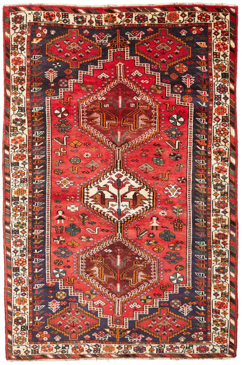 Persian Rug Shiraz 254x171 254x171, Persian Rug Knotted by hand
