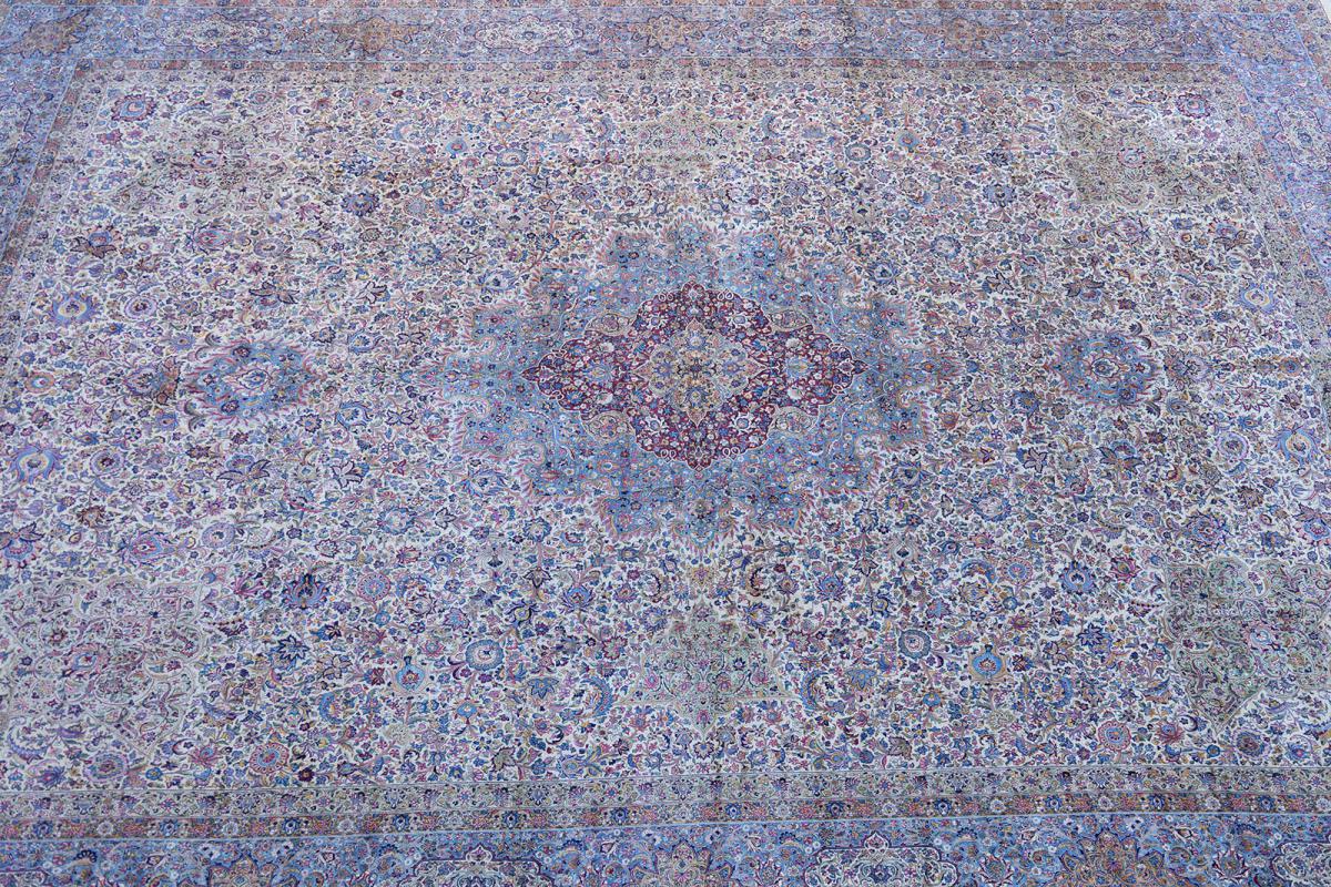 Alfombra persa Kerman Lavar Antiguo 1101x801 1101x801, Alfombra persa Anudado a mano