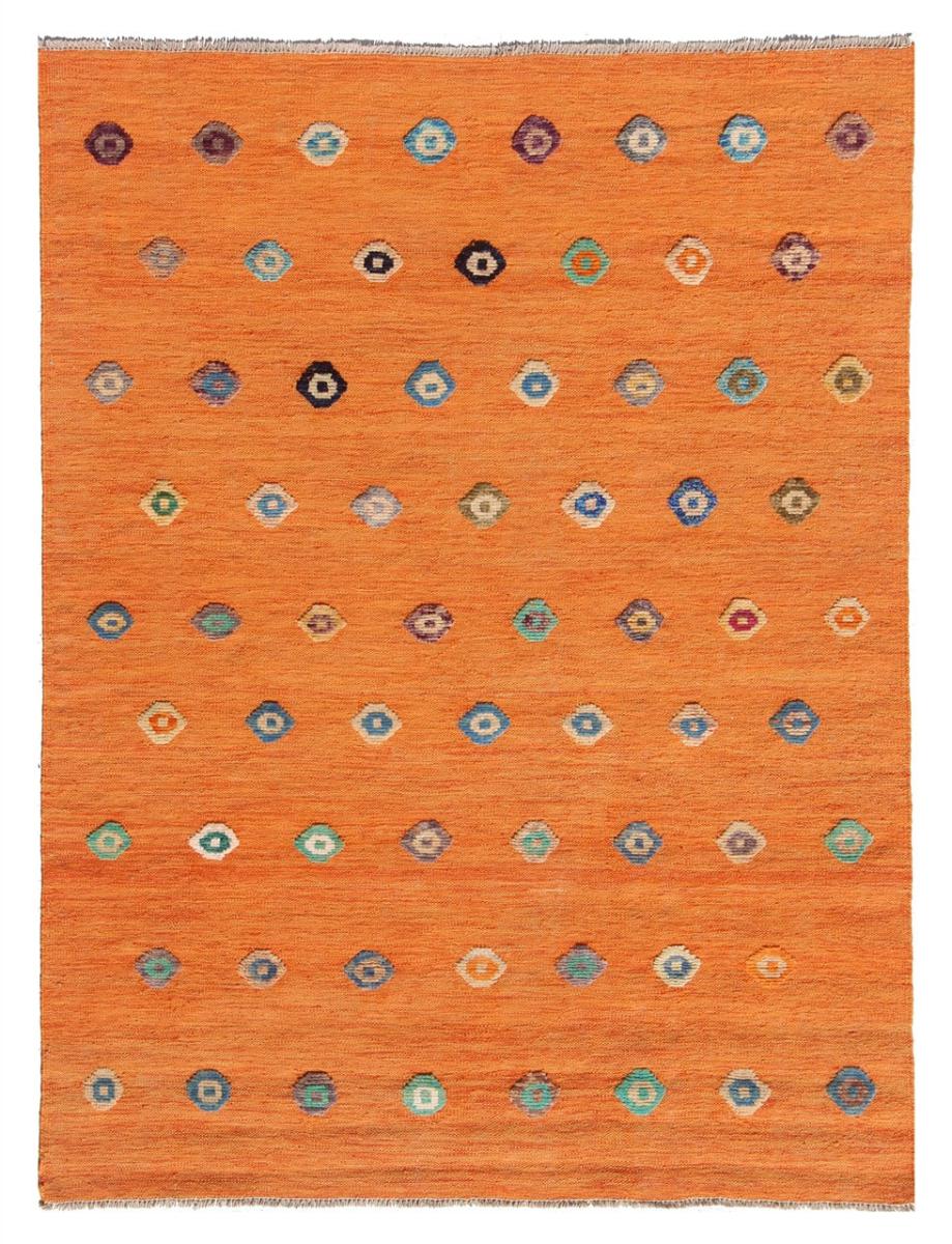 Alfombra afgana Kilim Afghan Nimbaft Edition 195x158 195x158, Alfombra persa Tejido a mano