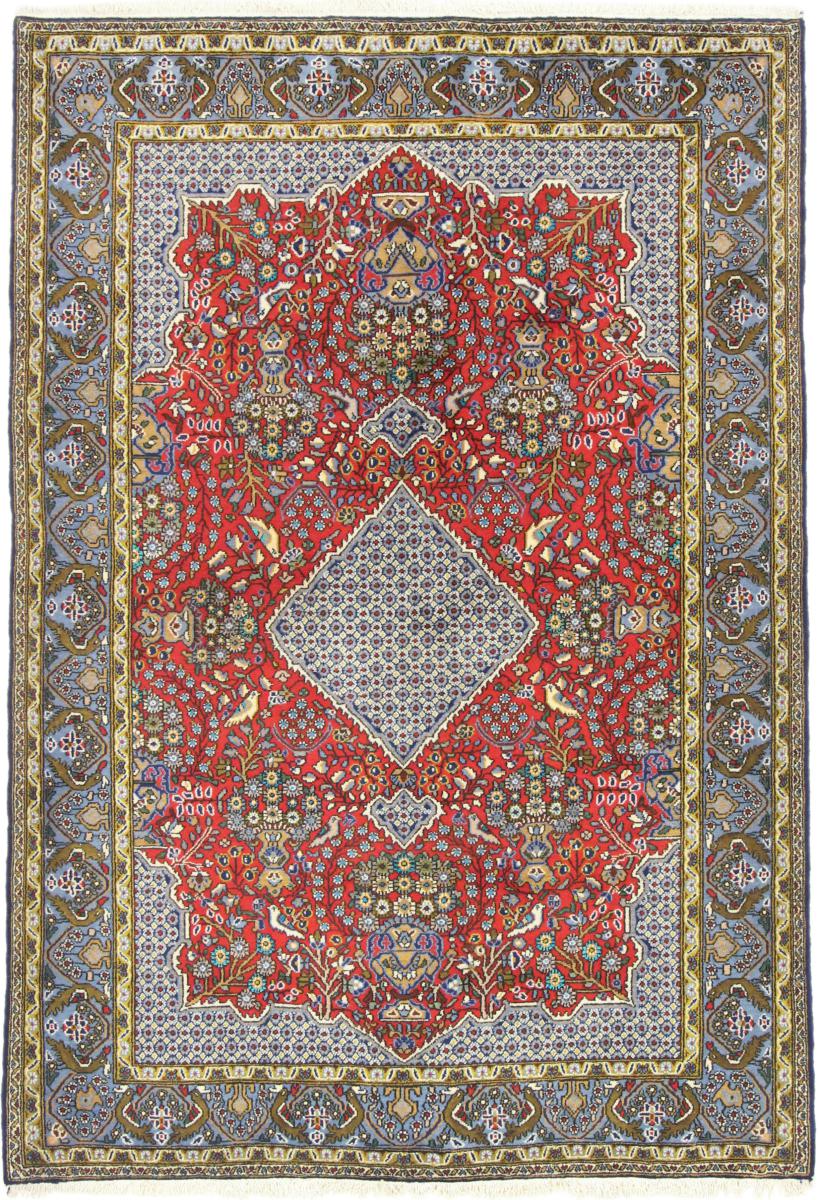 Persisk tæppe Ghom 213x147 213x147, Persisk tæppe Knyttet i hånden