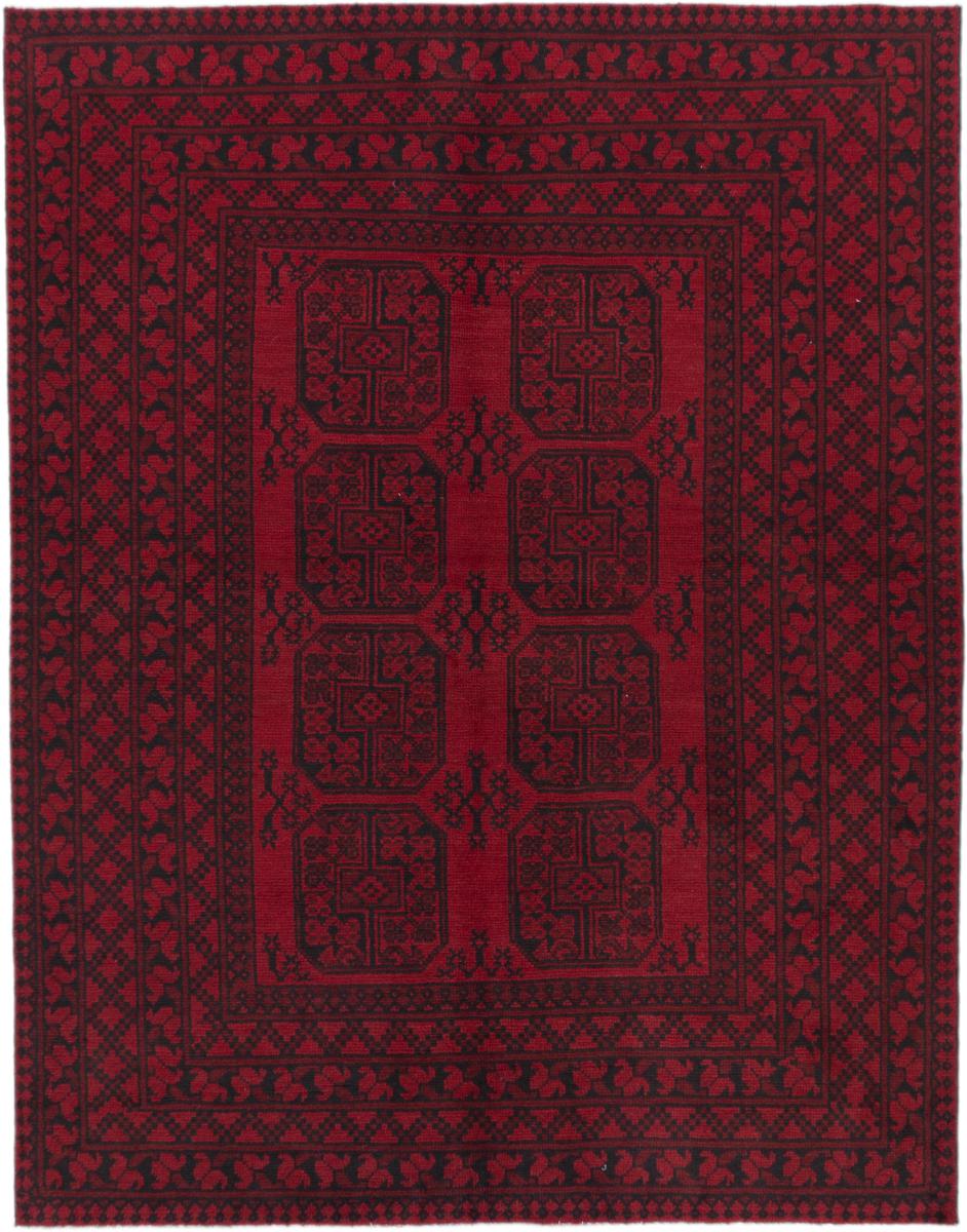 Afghaans tapijt Afghan Akhche 197x154 197x154, Perzisch tapijt Handgeknoopte