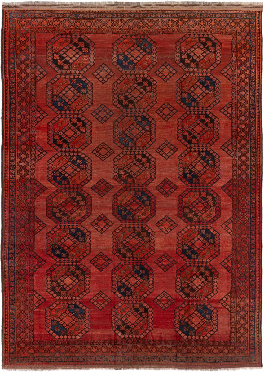 Afghanischer Teppich Afghan Bukhara Antik 390x280 390x280, Perserteppich Handgeknüpft