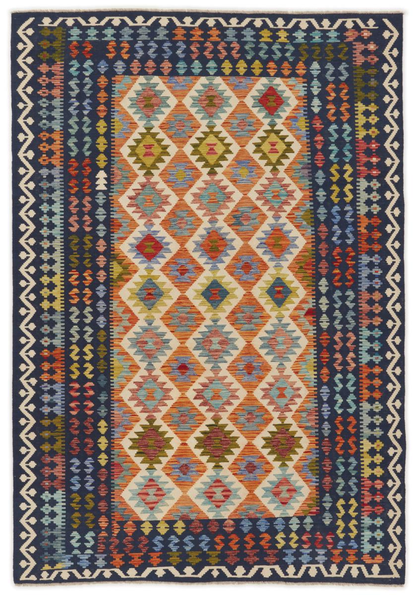 Afghaans tapijt Kilim Afghan 296x205 296x205, Perzisch tapijt Handgeweven