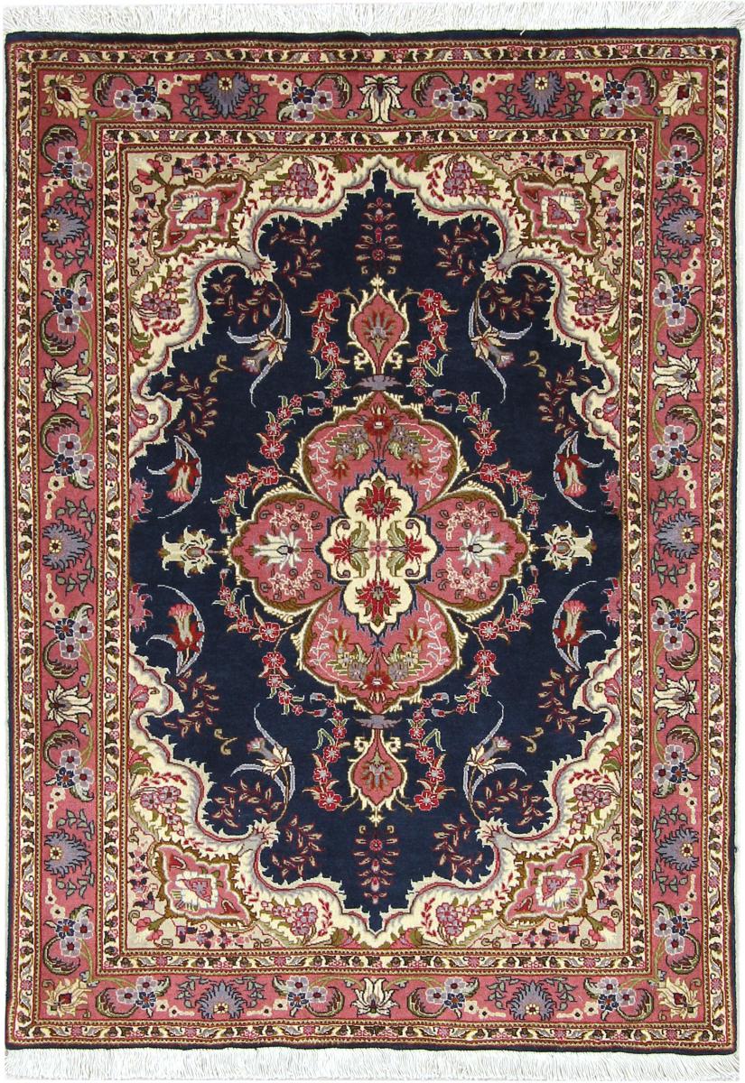 Tapete persa Tabriz 50Raj 143x101 143x101, Tapete persa Atado à mão