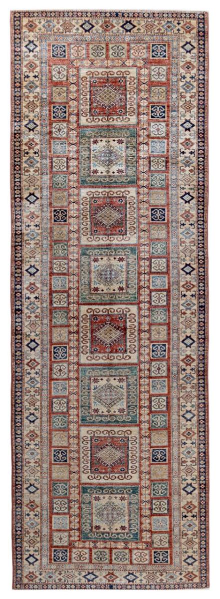Pakistani rug Kazak Ghazni 366x122 366x122, Persian Rug Knotted by hand