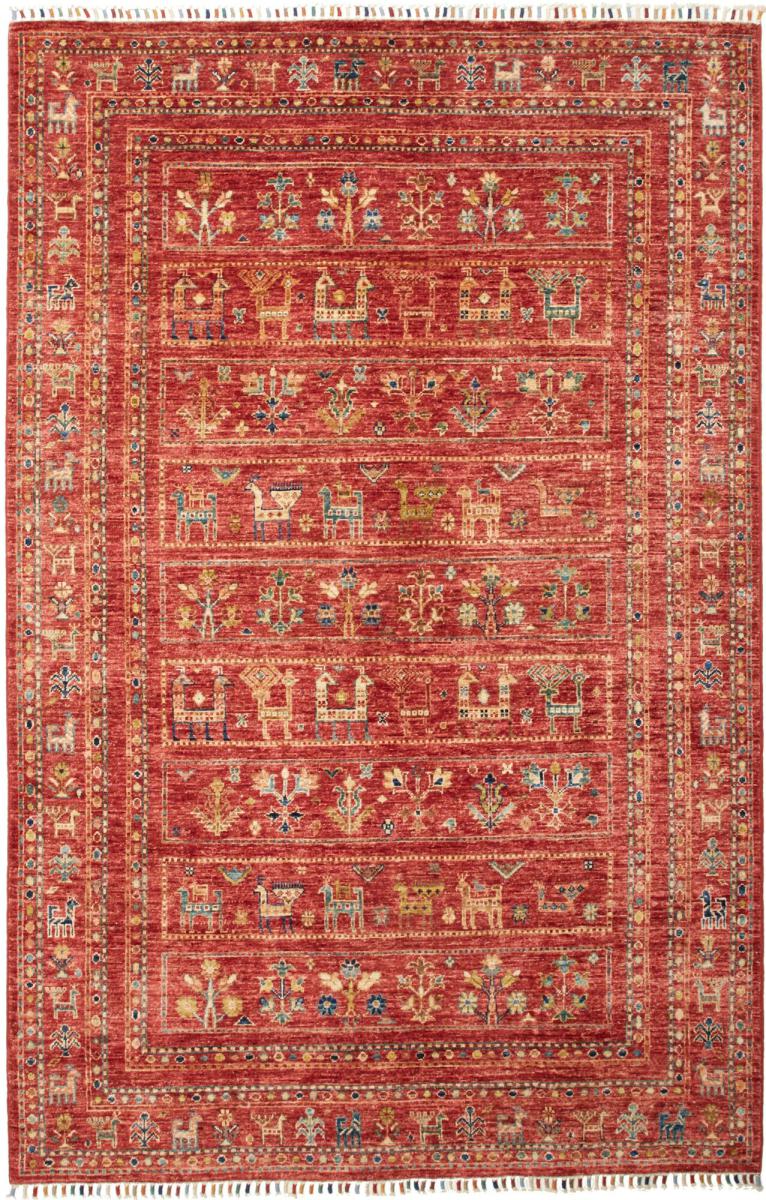 Pakistaans tapijt Arijana Shaal 217x141 217x141, Perzisch tapijt Handgeknoopte
