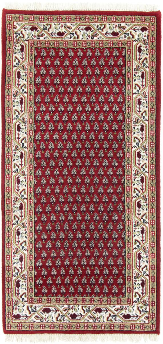 Indian Rug Indo Sarouk Mir 4'7"x2'4" 4'7"x2'4", Persian rug Hand-knotted