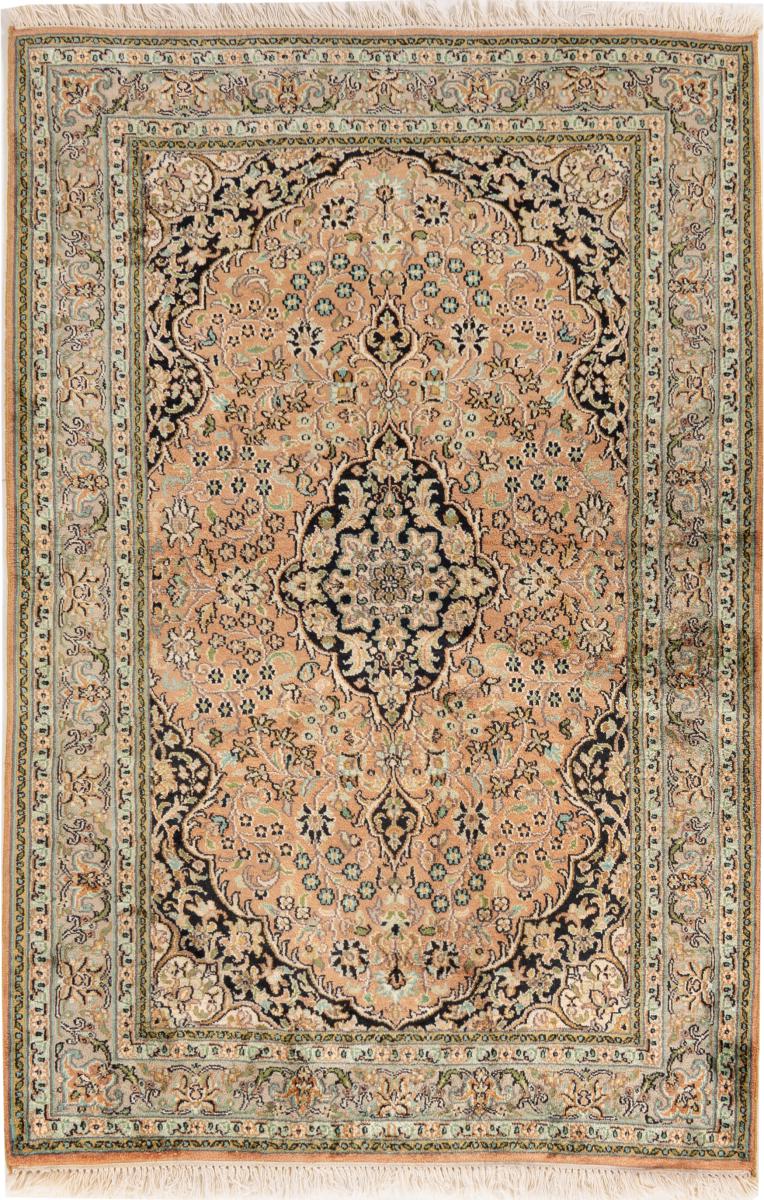 Indo rug Kashmir Silk 145x96 145x96, Persian Rug Knotted by hand