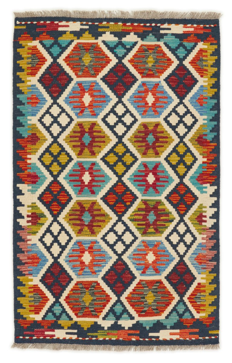 Tapete afegão Kilim Afegão 127x81 127x81, Tapete persa Tecido à mão
