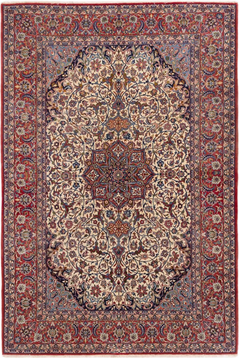 Persian Rug Isfahan Silk Warp Ghafari 233x157 233x157, Persian Rug Knotted by hand