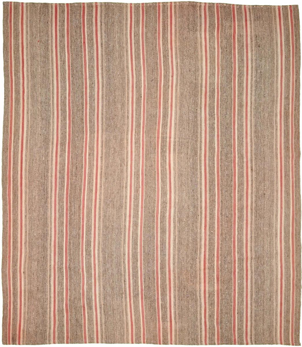 Tapete persa Kilim Fars Mazandaran Antigo 234x207 234x207, Tapete persa Tecido à mão