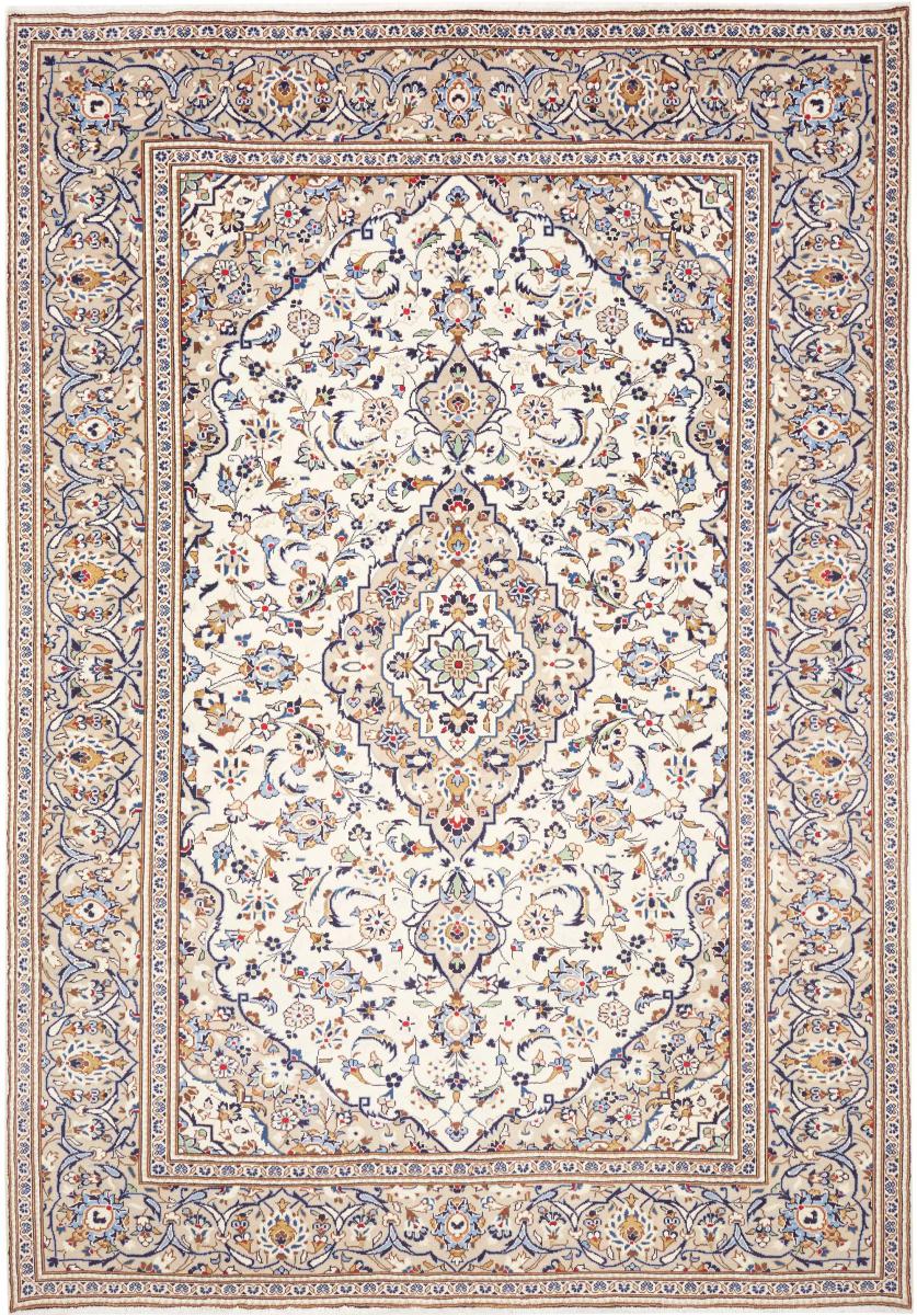 Περσικό χαλί Keshan 351x246 351x246, Περσικό χαλί Οι κόμποι έγιναν με το χέρι