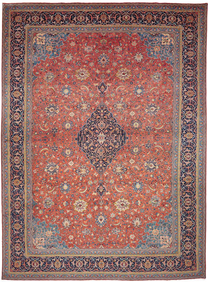 Alfombra persa Sarough 398x289 398x289, Alfombra persa Anudado a mano