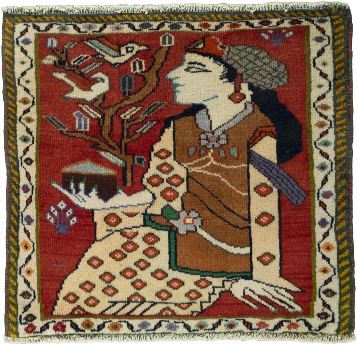Tappeto persiano Shiraz 1'11"x2'0" 1'11"x2'0", Tappeto persiano Annodato a mano