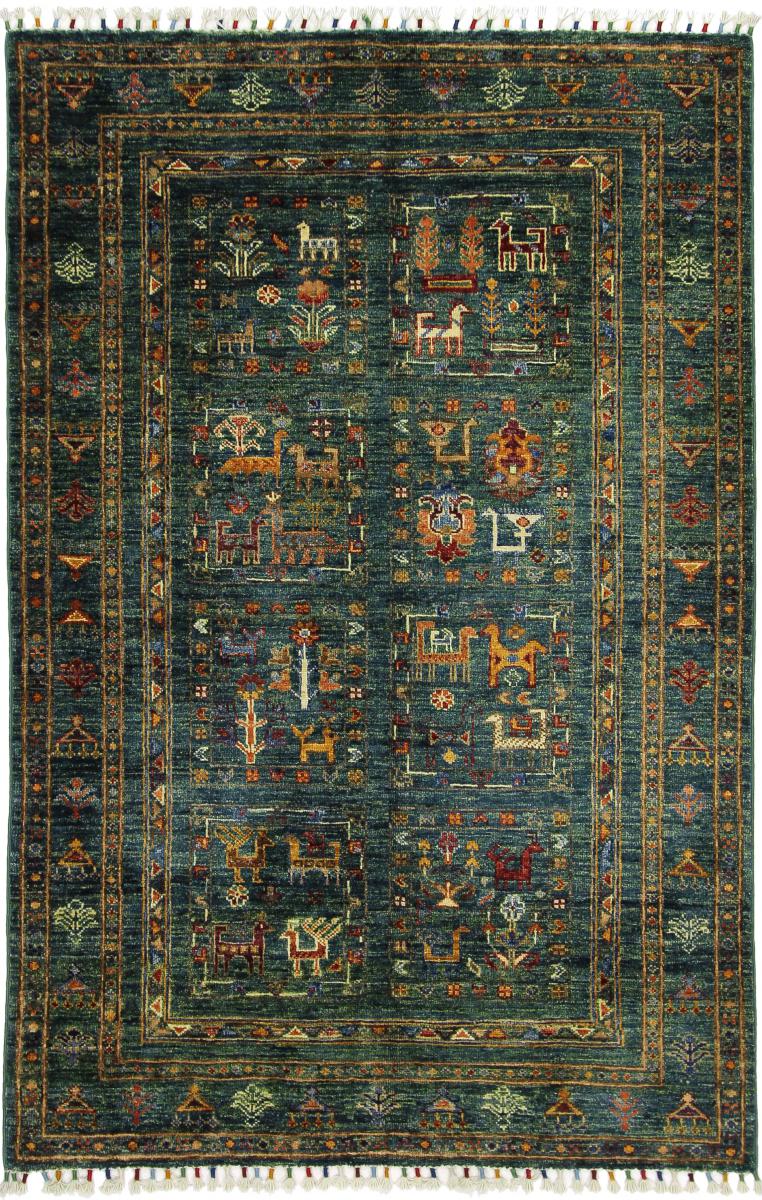 Tapis afghan Arijana Klassik 153x103 153x103, Tapis persan Noué à la main