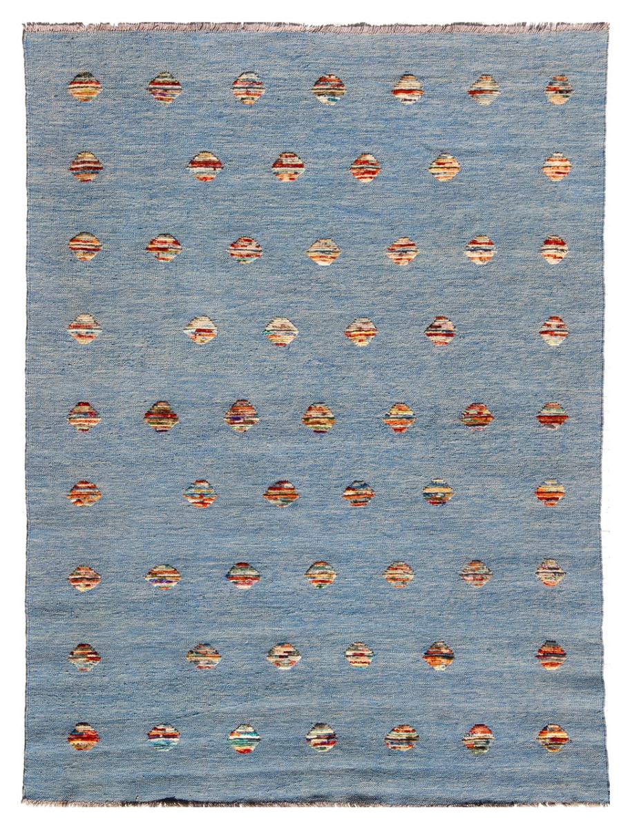 Alfombra afgana Kilim Afghan Nimbaft Edition 195x154 195x154, Alfombra persa Tejido a mano