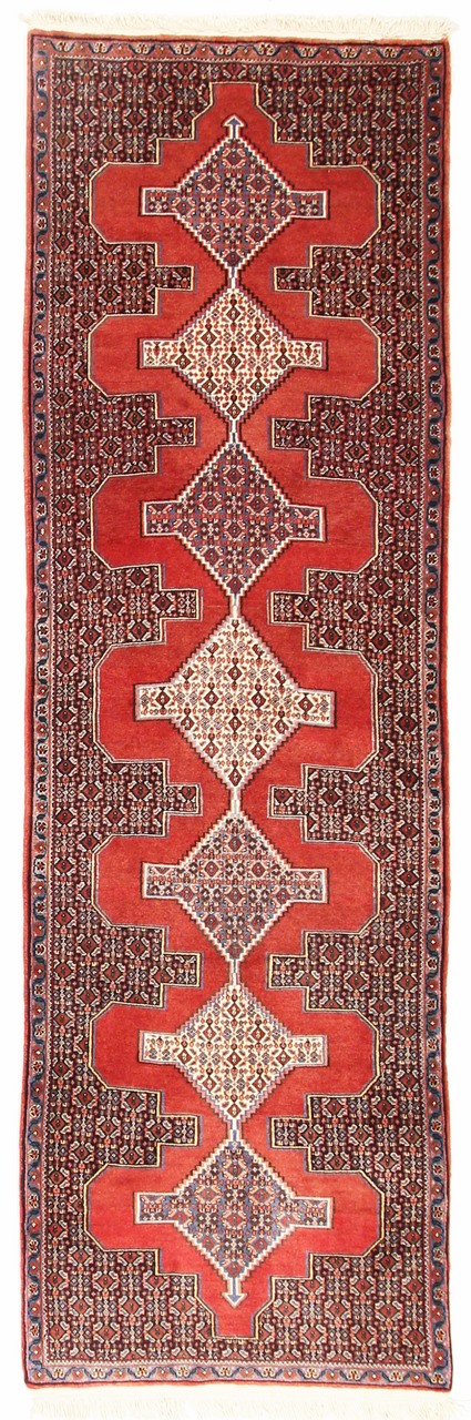 Perserteppich Senneh 281x89 281x89, Perserteppich Handgeknüpft