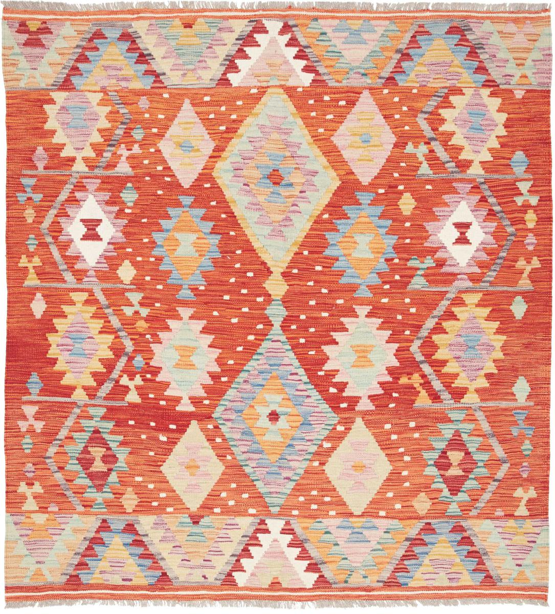 Afghaans tapijt Kilim Afghan 163x147 163x147, Perzisch tapijt Handgeweven