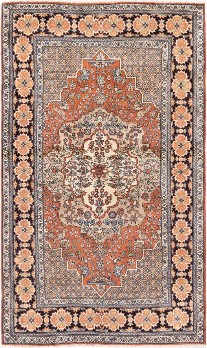  Turkey 5'1"x3'2" 5'1"x3'2", Persian rug Hand-knotted