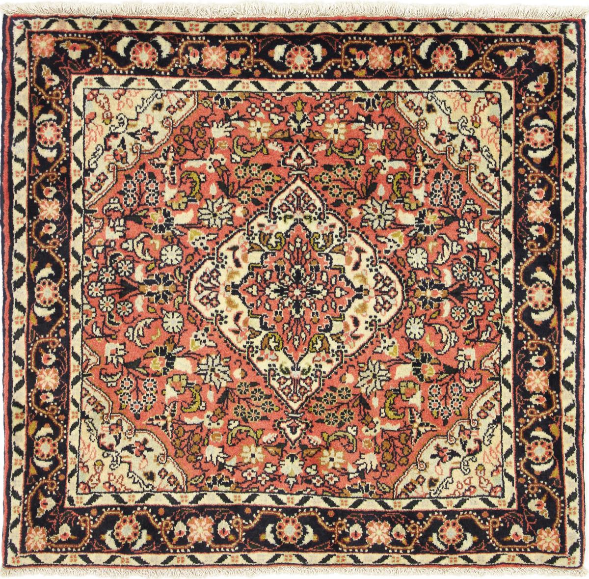 Perzsa szőnyeg Hamadan Sozanibaft 3'3"x3'5" 3'3"x3'5", Perzsa szőnyeg Kézzel csomózva