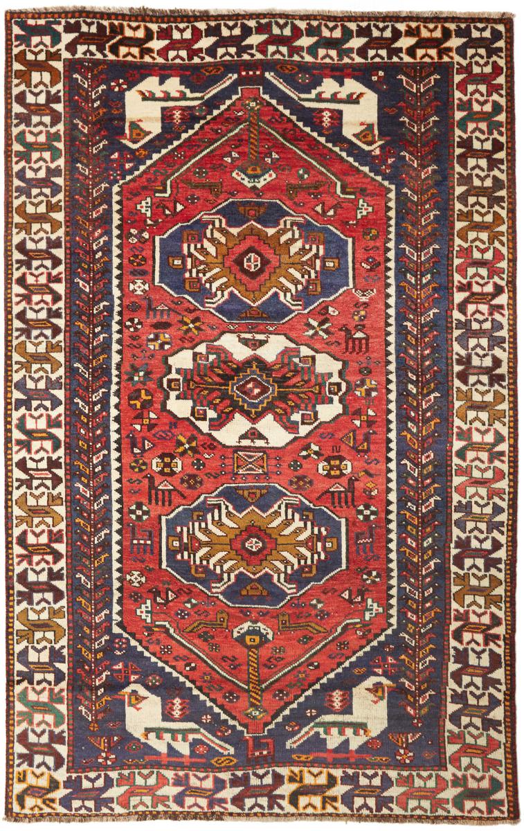 Persian Rug Shiraz 251x161 251x161, Persian Rug Knotted by hand