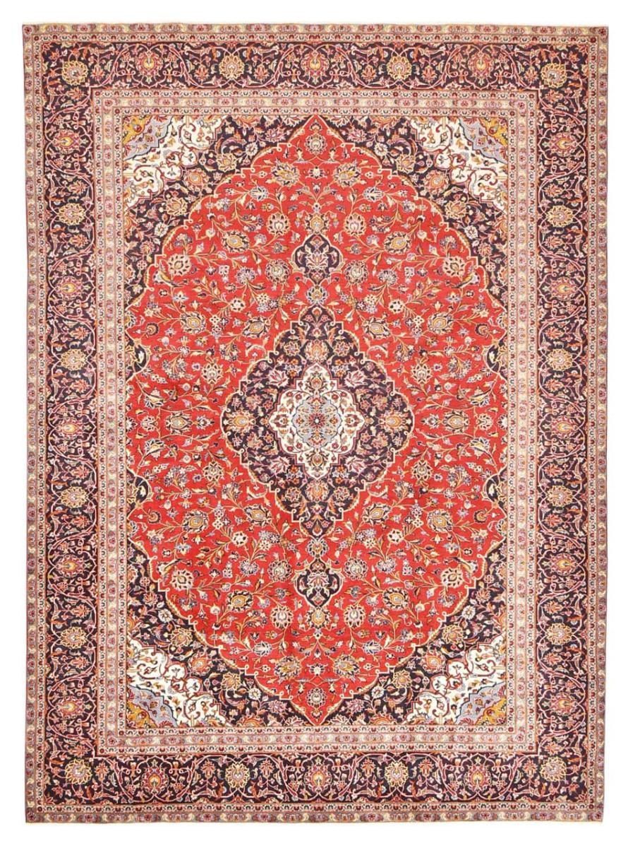 Persian Rug Keshan 387x284 387x284, Persian Rug Knotted by hand