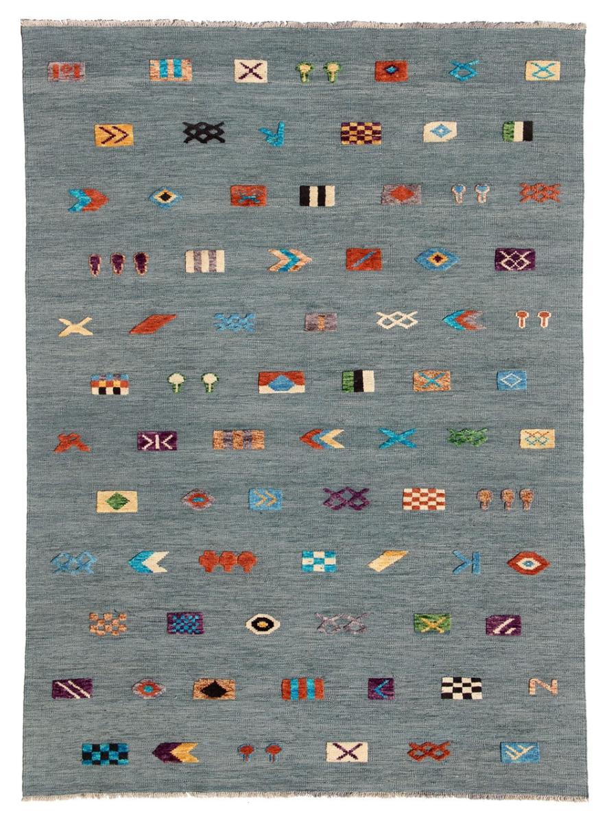 Alfombra afgana Kilim Afghan Nimbaft Edition 235x176 235x176, Alfombra persa Tejido a mano