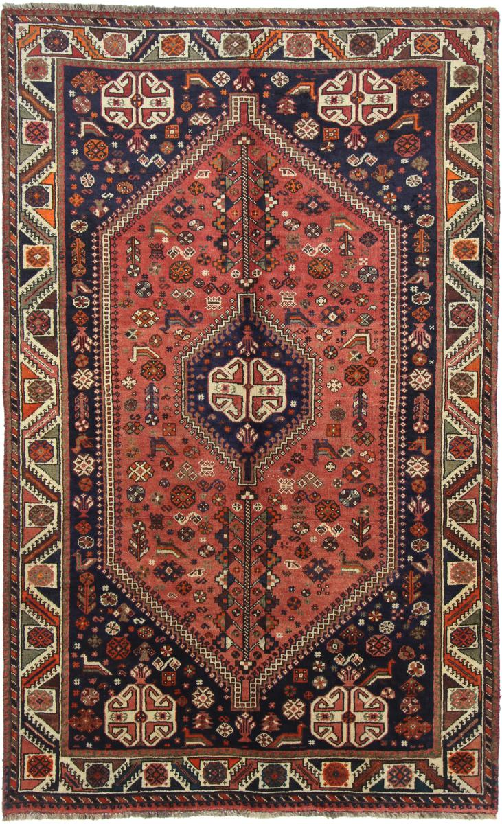 Persisk tæppe Ghashghai 245x149 245x149, Persisk tæppe Knyttet i hånden