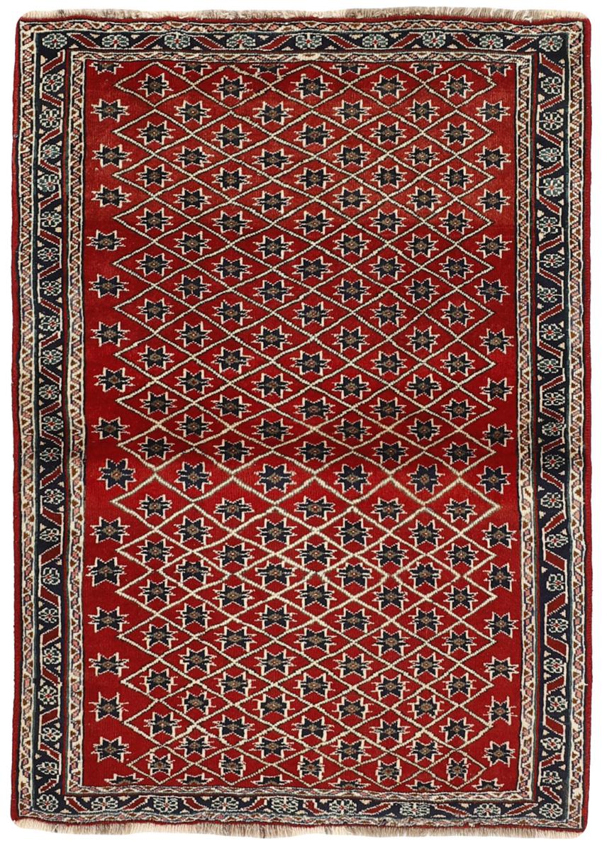Tapis persan Ghashghai 151x100 151x100, Tapis persan Noué à la main