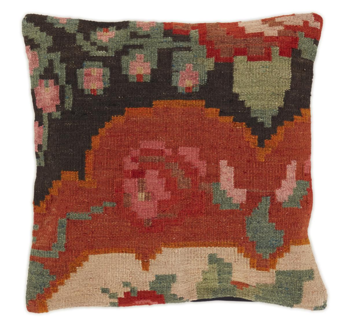 Tappeto indiano Rosen Kilim Kissen 51x51 51x51, Tappeto persiano Tessuto a mano