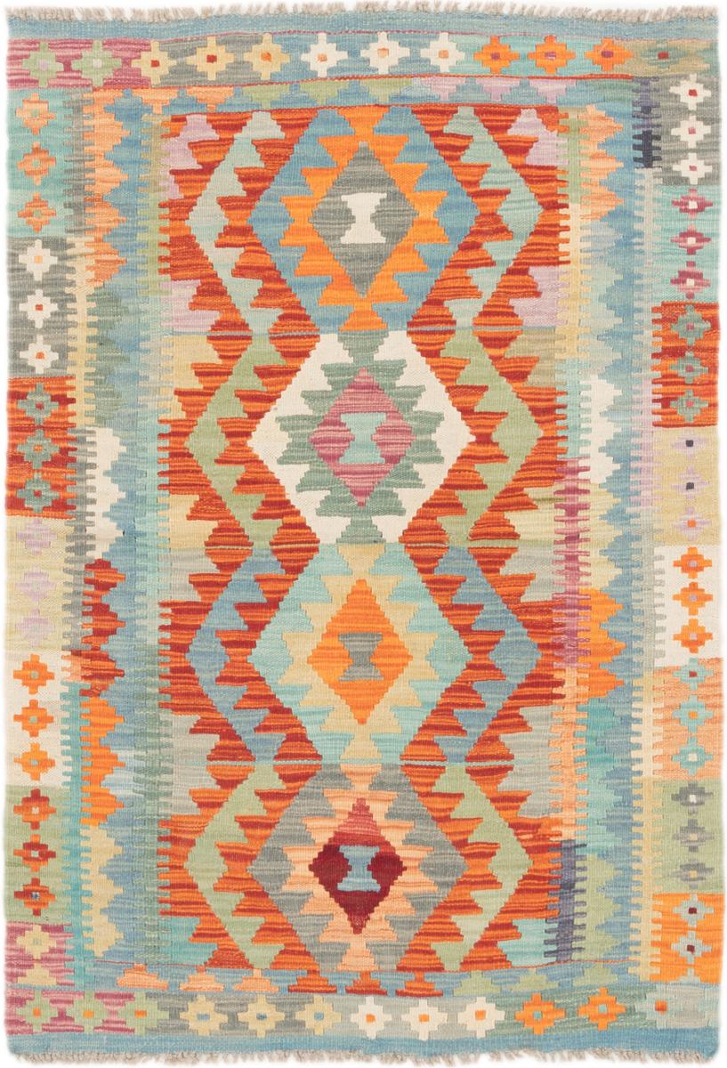 Tapete afegão Kilim Afegão 128x87 128x87, Tapete persa Tecido à mão