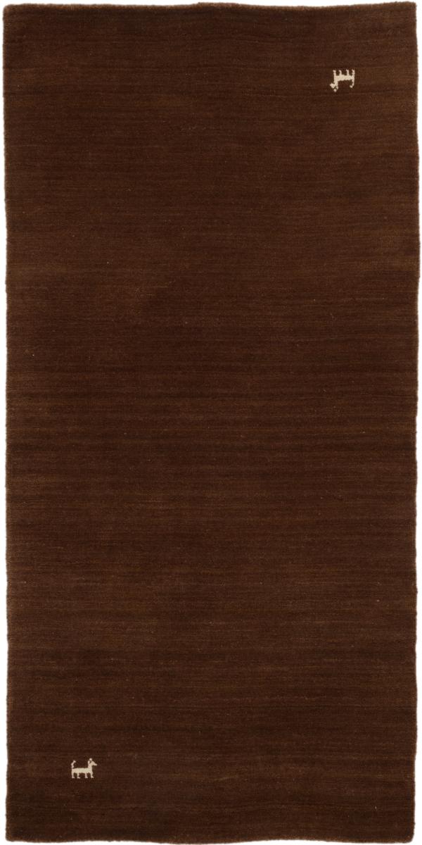 Indo rug Loom Gabbeh Brown 251x79 251x79, Persian Rug Loom knotted