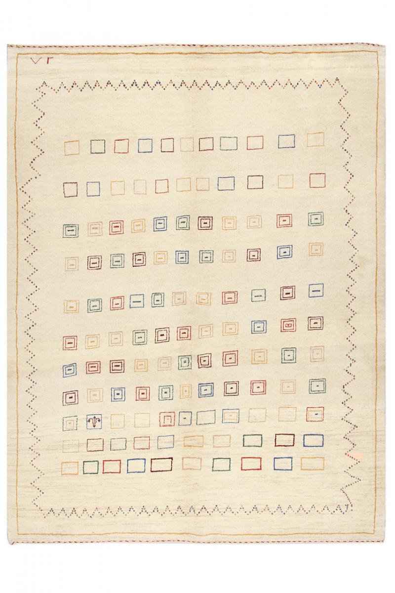 Persian Rug Persian Gabbeh Kashkuli 196x152 196x152, Persian Rug Knotted by hand