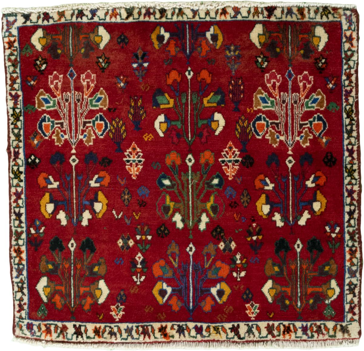 Persian Rug Shiraz 63x64 63x64, Persian Rug Knotted by hand
