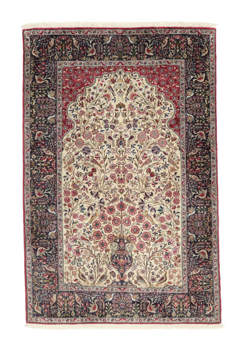 Tappeto persiano Keshan di Seta Antico 154x101 154x101, Tappeto persiano Annodato a mano