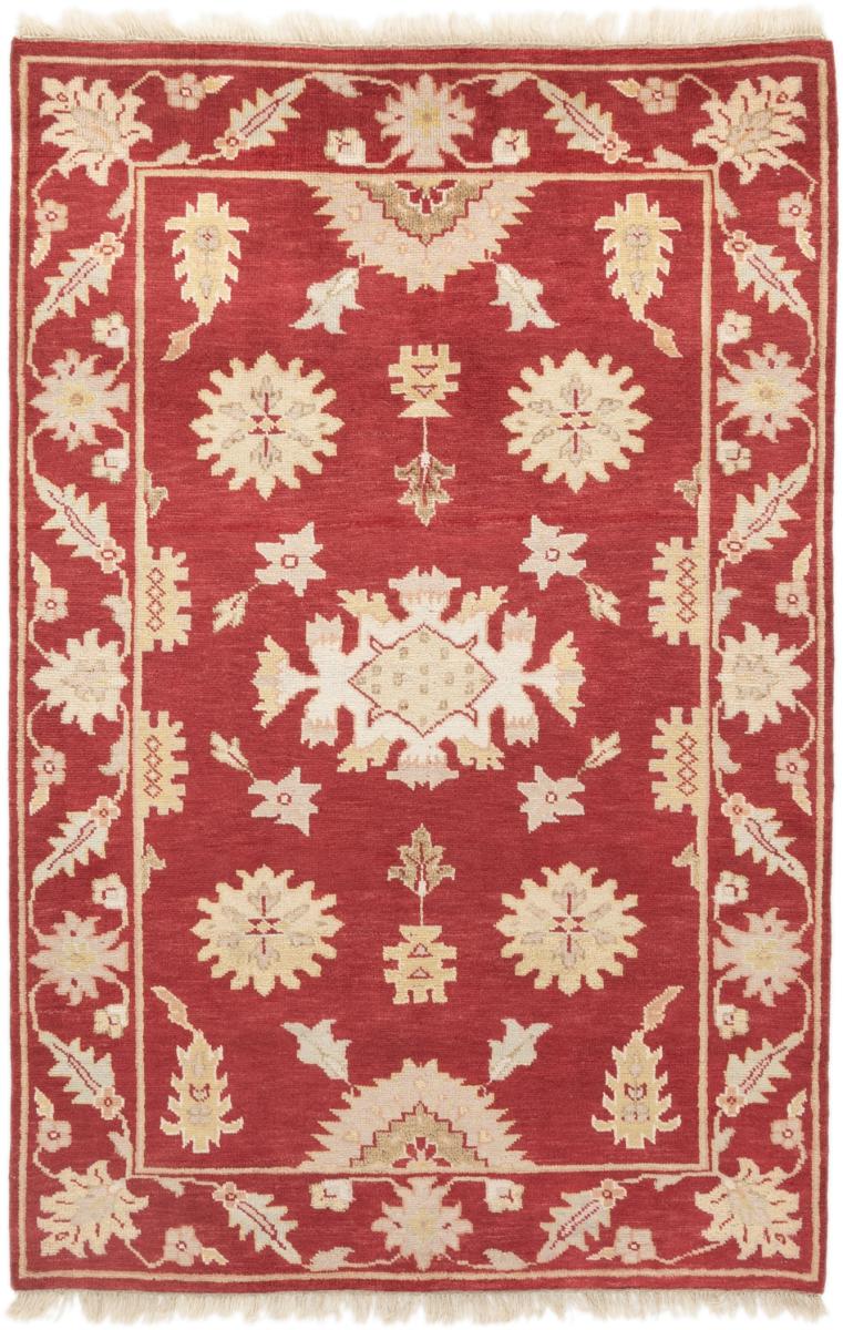 Indo rug Usak 182x122 182x122, Persian Rug Knotted by hand