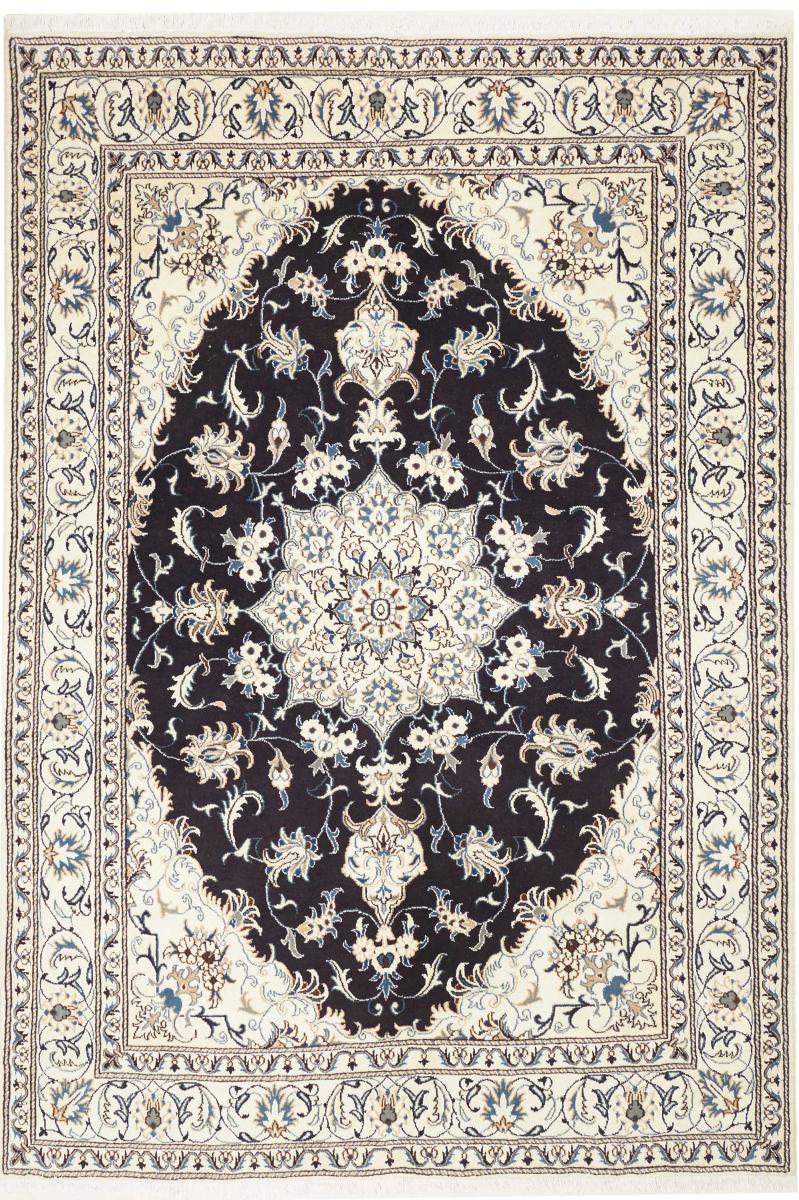 Persian Rug Nain 8'0"x5'6" 8'0"x5'6", Persian Rug Knotted by hand