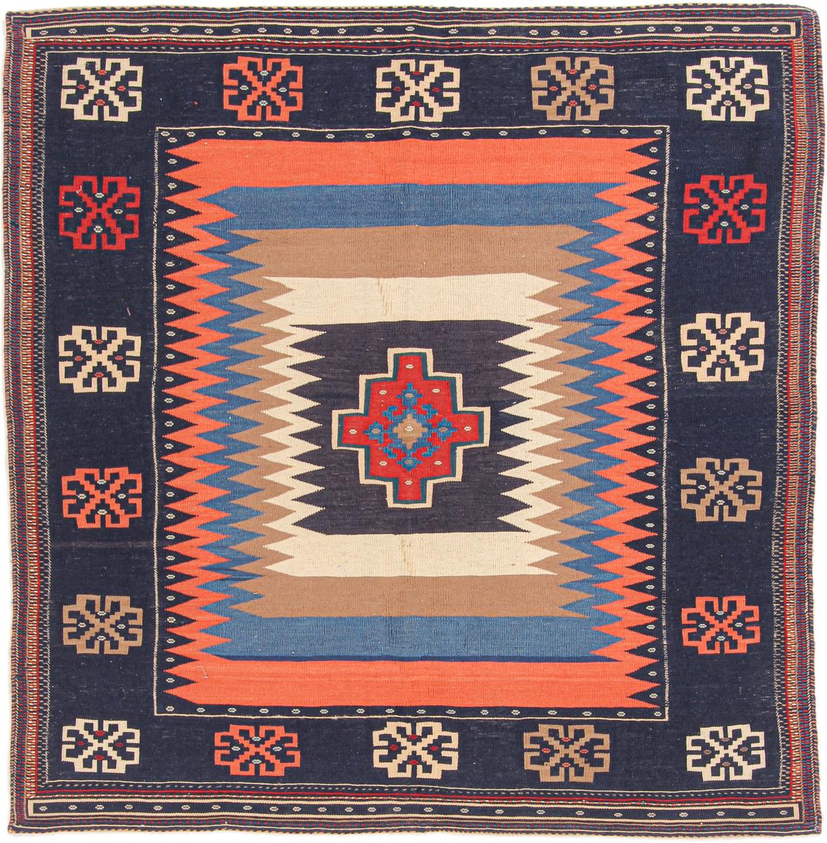 Perzsa szőnyeg Kilim Fars 146x142 146x142, Perzsa szőnyeg szőttesek