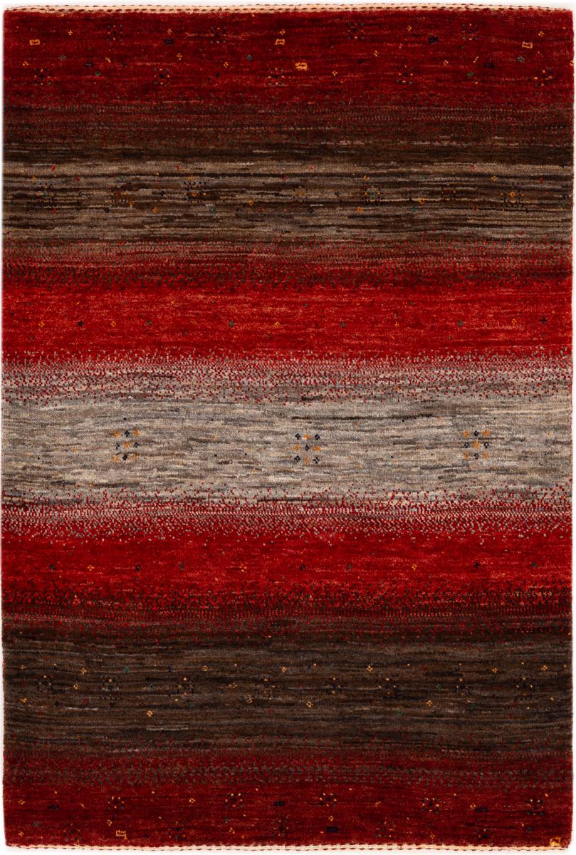 Tapis persan Persan Gabbeh Loribaft Atash 122x84 122x84, Tapis persan Noué à la main