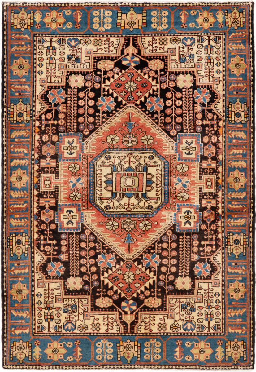 Persian Rug Nahavand 202x139 202x139, Persian Rug Knotted by hand