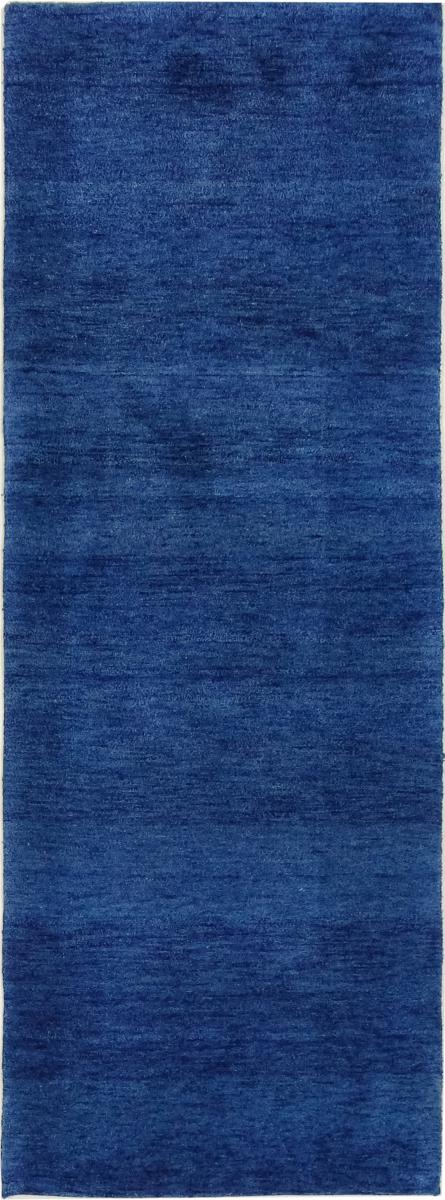 Indo rug Gabbeh 6'6"x2'5" 6'6"x2'5", Persian Rug Knotted by hand