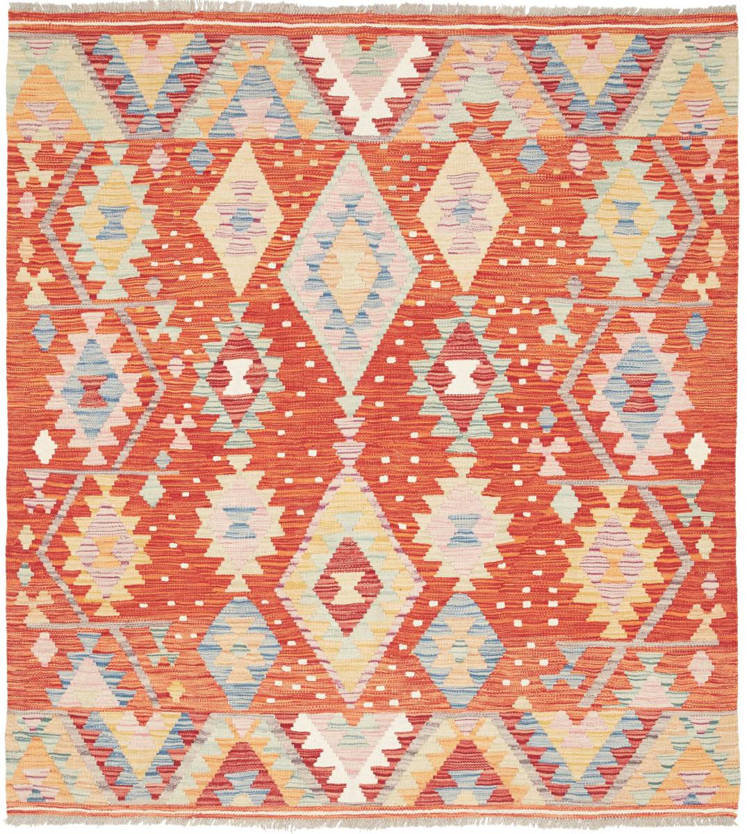 Afghan rug Kilim Afghan 162x147 162x147, Persian Rug Woven by hand