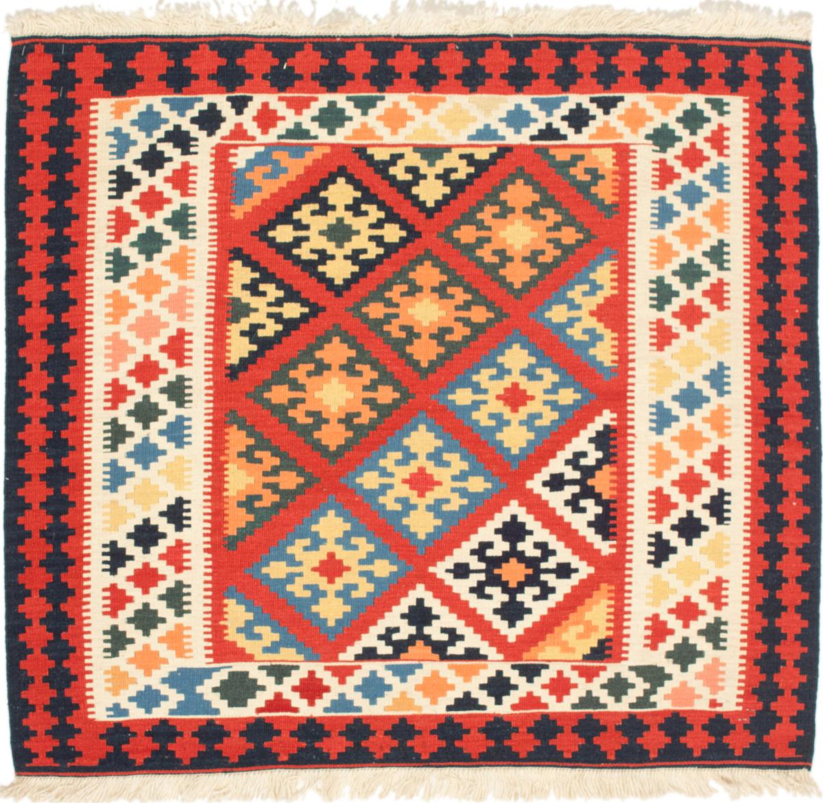 Tapete persa Kilim Fars 102x94 102x94, Tapete persa Tecido à mão